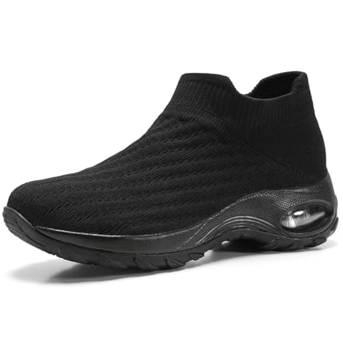 Non-Slip Arch Support Walking Shoes for Women | breathable Mesh Tennis Sneakers