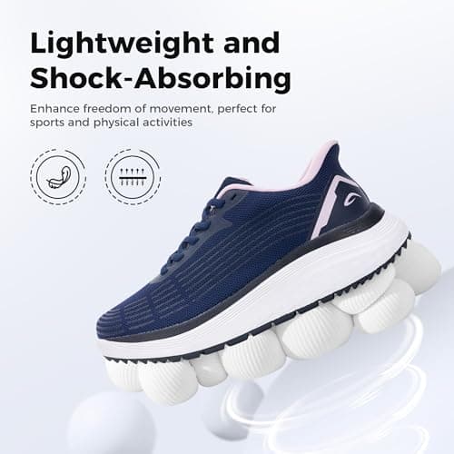 Goobon Womens Arch Support Walking Shoes for Plantar Fasciitis
