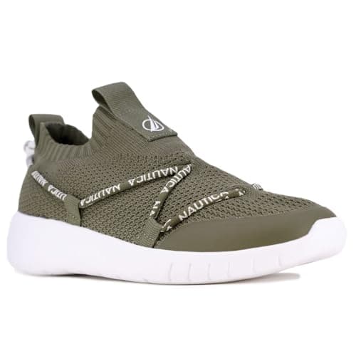 Nautica Women's Slip-On Sneakers - Comfortable & Stylish Running Shoes