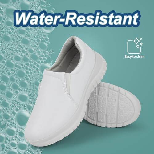 Hawkwell Women's Lightweight Water Resistant Slip On Nurse Shoes