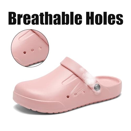DAYUMKOU Lightweight Slip-On Clogs, Non-Slip for Men Women Work Nurses
