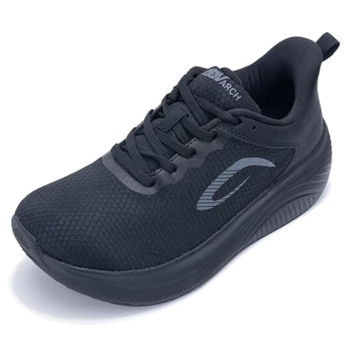 Women's Wide Toe Box Arch Support Walking Shoes for Plantar Fasciitis