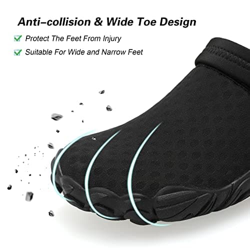 Besroad Outdoor Slip-On Sandals and Water Shoes for Men and Women