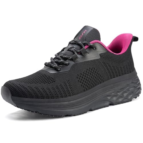 Womens Non Slip Water Resistant Walking Shoes for Chef Kitchen Food Service