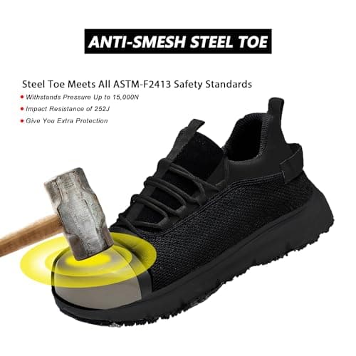 Ulogu Men's & Women's Waterproof Steel Toe Roofing Sneakers