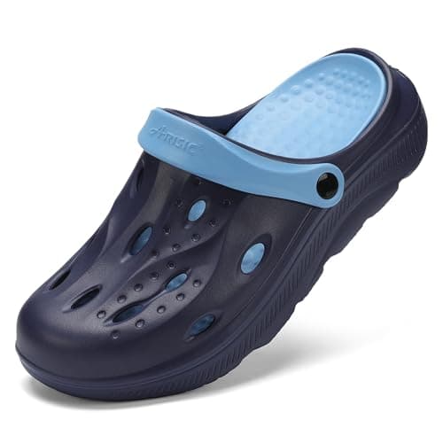 Womens Mens Arch Support Clogs with Removable Insoles Non-Slip Beach Slippers