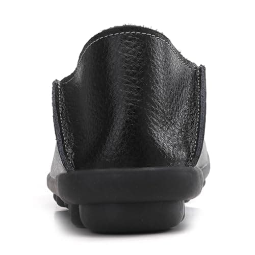 ANYUETE Women's Comfortable Leather Flat Loafers