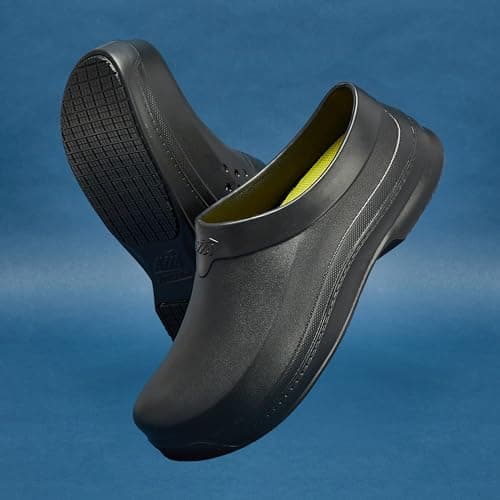 Women's Slip Resistant Clogs for Work in Food Service, Garden, or Nursing