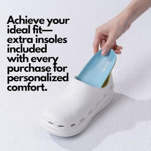 Nurfit NURSTEP Unisex Lightweight Slip-On Comfortable Slip-Resistant Medical Clog with Arch Support for Healthcare Worke