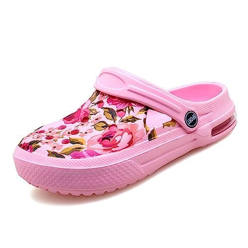 Eliogn Women's Garden Clogs Shoes Anti-Slip Beach Sandals