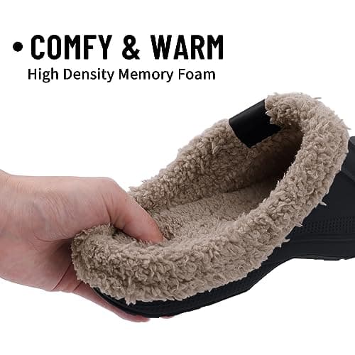 Classic Waterproof Fur Lined Winter Slippers for Men and Women