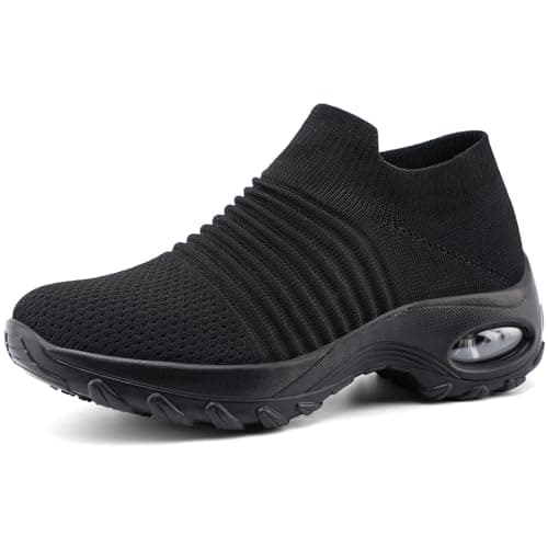 Non-Slip Arch Support Walking Shoes for Women | breathable Mesh Tennis Sneakers