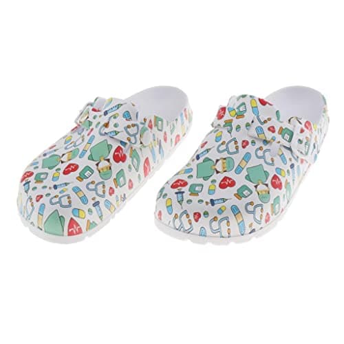 Women's Printed Work Chef Nursing Clogs