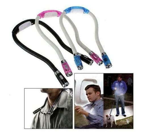 Ausuky Hands-Free Neck LED Reading Light (Blue)