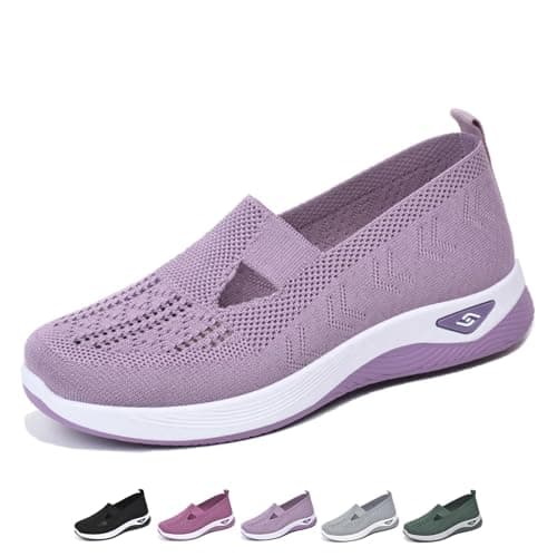 2024 Bawcud Women's Soft Sole Breathable Mesh Walking Shoes