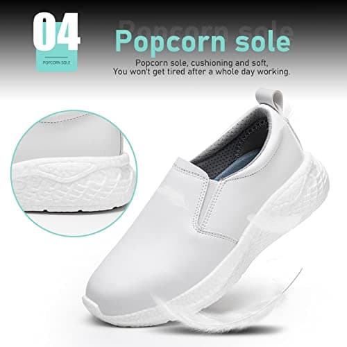 LMQLZHYC Non-Slip Work Shoes for Women, Suitable for Restaurant and Nursing Staff