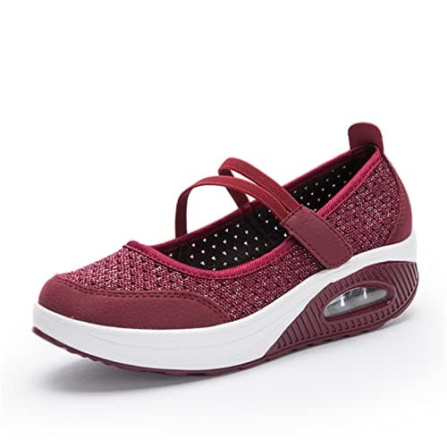 Touchmosees Women's Diabetic-Friendly Air Cushion Walker Sneaker