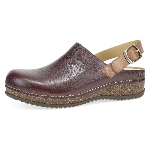 Dansko Women's Merrin Sling-Back Mules - Durable & Comfortable Cork/EVA Midsole