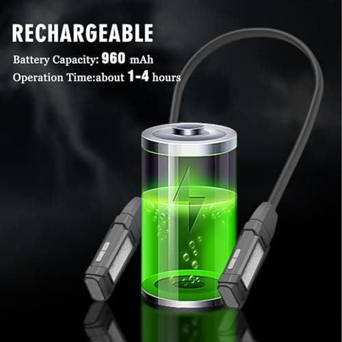 AGLOO Detachable Neck Light - Rechargeable 400LM LED Reading Lamp
