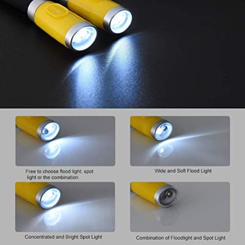 Rechargeable 4 LED Book Light, Bright Neck Hug Light for Reading in Bed
