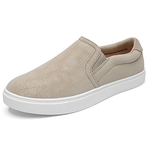 STQ Women's Slip-On Loafers: Comfortable Fall Business Casual Sneakers