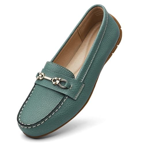 KORDAL Women's Lightweight & Comfortable Leather Loafers for Casual & Business