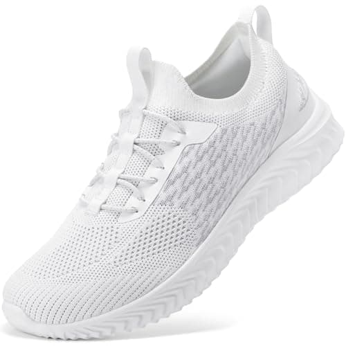 STQ Women's Memory Foam Arch Support Walking Shoes Lightweight and Comfortable