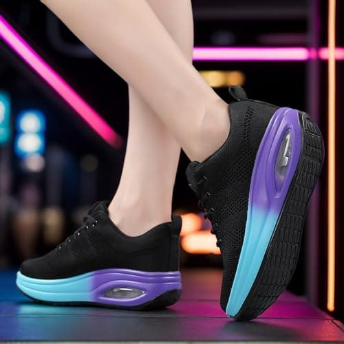Comfortable Lightweight Slip Resistant Walking Shoes for Women Nurses