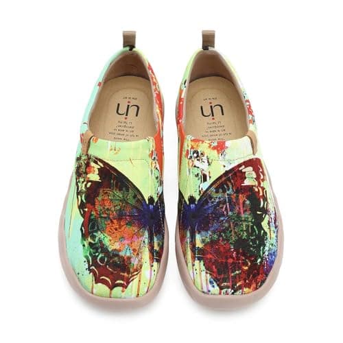 UIN Women's Floral Casual Slip-On Shoes Lightweight & Comfortable