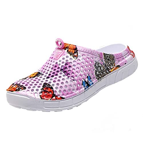 Eliogn Women's Garden Clogs Shoes Anti-Slip Beach Sandals