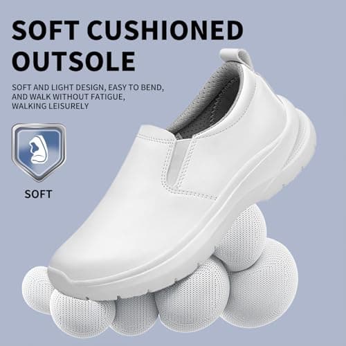 Janiffy Non-Slip Women's Nurse Shoes - Slip-On, Lightweight, Comfortable
