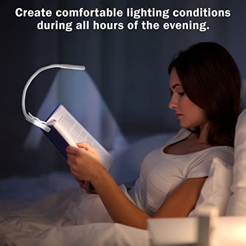 BaHoki Essentials Rechargeable LED Clip Lamp - Bedtime Reading Light