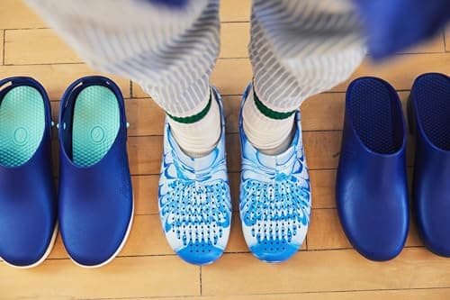 Autoclavable Clogs with Upper Ventilation, Made in Italy, Non Slip Nursing Shoes, Eco Friendly Rubber