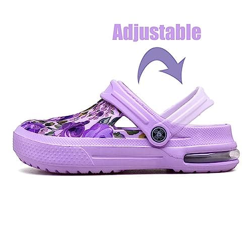 Eliogn Women's Garden Clogs Shoes Anti-Slip Beach Sandals
