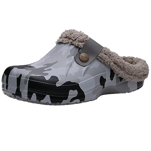 Classic Waterproof Fur Lined Winter Slippers for Men and Women
