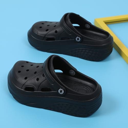 CERYTHRINA Gardener Platform Wedge Sandals Slippers Heels