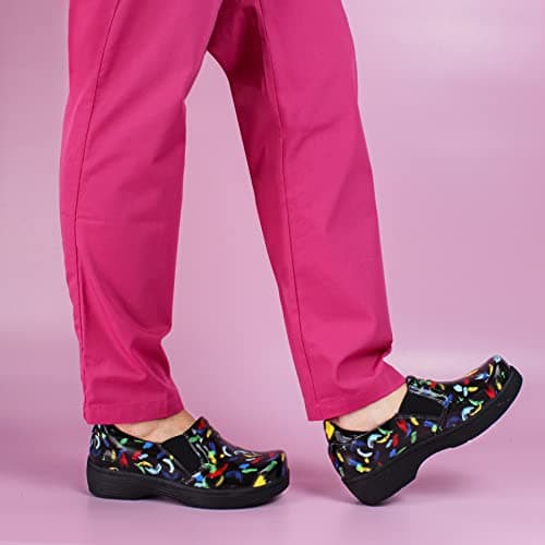 Hawkwell Pro Lightweight Slip Resistant Nurse Clogs for Women Arch Support