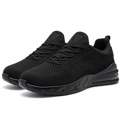Mens Non-Slip Work Shoes Slip-On Water Resistant Walking Sneakers