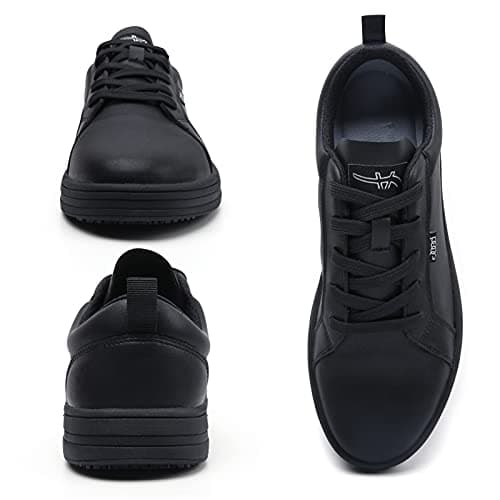 Non-Slip Work Shoes for Men and Women - Slip Resistant Chef & Nursing Shoes