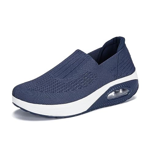 Touchmosees Women's Diabetic-Friendly Air Cushion Walker Sneaker