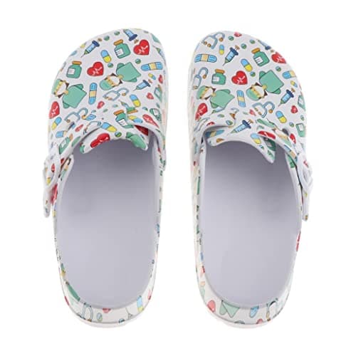 Women's Printed Work Chef Nursing Clogs