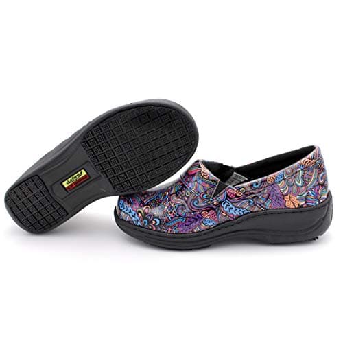 Laforst Women's Slip Resistant Work Shoes PU Upper Clog