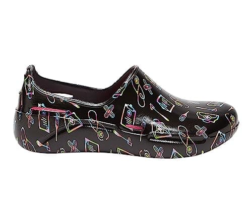 Oil- and Slip-Resistant Anywear Streak Nurse Shoes for Women and Men