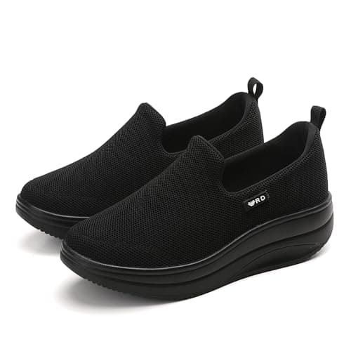 Roltte Women's Slip-On Nurse Shoes, Slip Resistant & Comfortable for Work