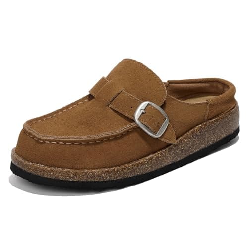Carline Memory Foam Women's Moccasin-Style Clogs - Durable & Water Resistant
