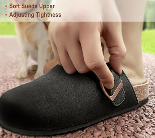 BULLIANT Comfort Clogs for Men & Women | Cushioned Cork Footbed | Nurses & Workewear