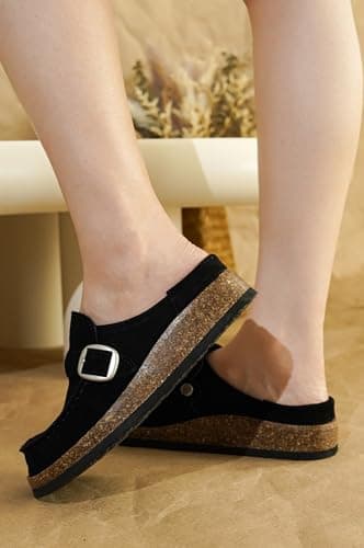 Carline Memory Foam Women's Moccasin-Style Clogs - Durable & Water Resistant