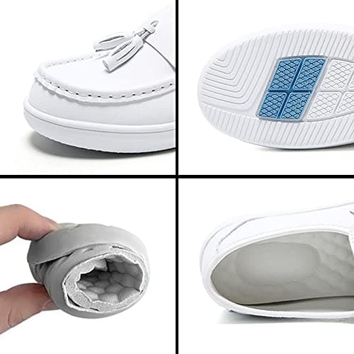 Hopelong Nurse Shoes for Women Nursing Shoes Zpatos para Trabajar en Restaurante de Mujer Flats for Women
Refined Title: Women's Nursing Shoes for Restaurant Work