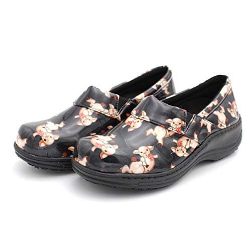 Laforst Women's Slip Resistant Work Shoes PU Upper Clog