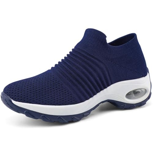 Non-Slip Arch Support Walking Shoes for Women | breathable Mesh Tennis Sneakers